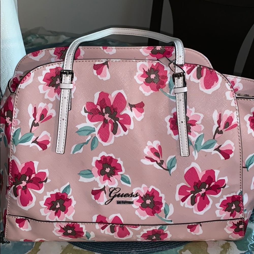 Guess floral handbag